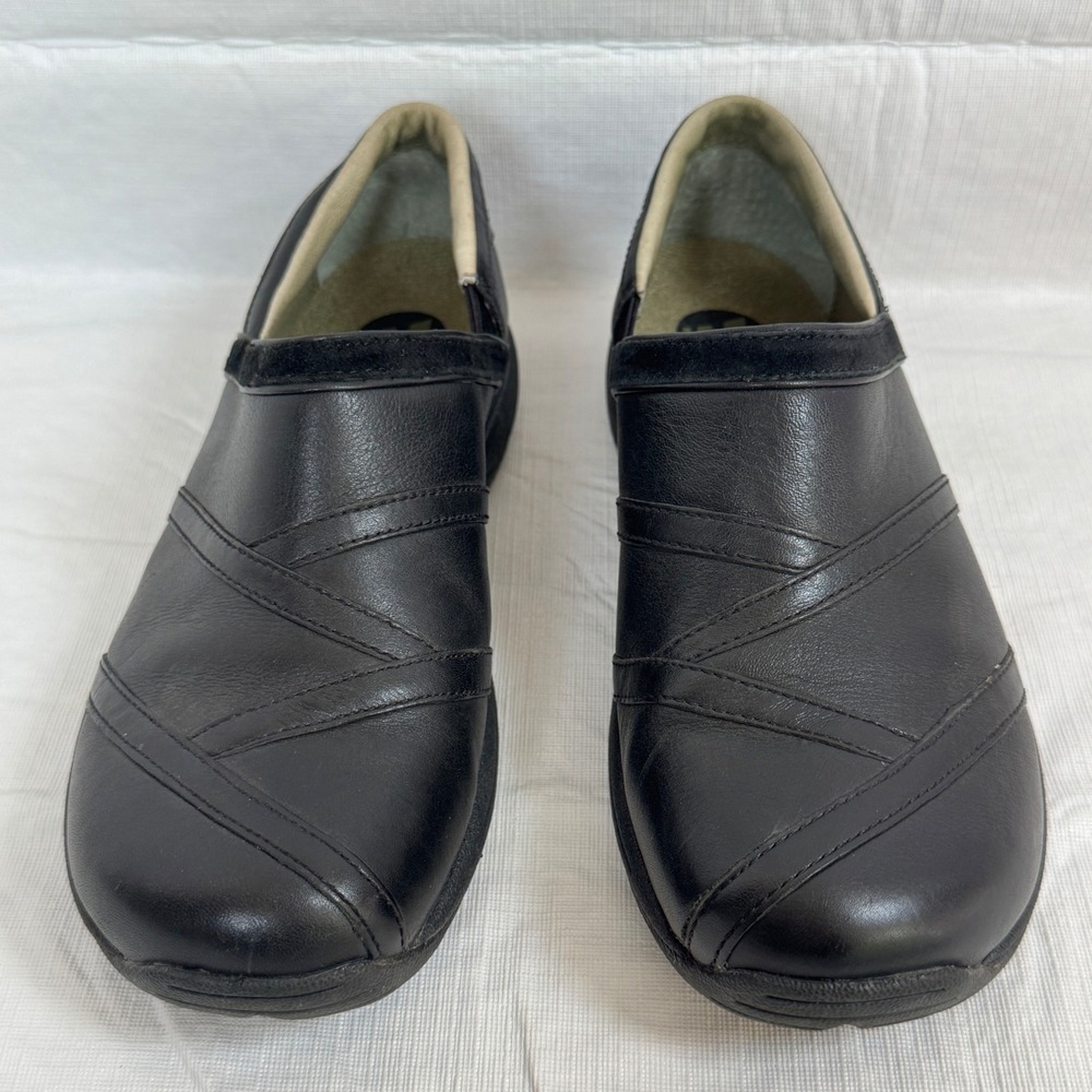 Merrell Encore Grandeur Black Leather Slip On Clogs Shoes J63786 Womens 10